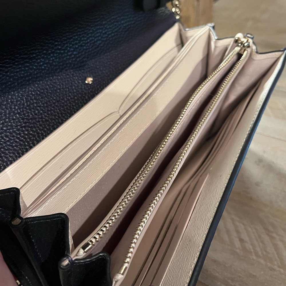 Kate Spade Roulette Breezy Stripe Chain Clutch - Picture 11 of 13